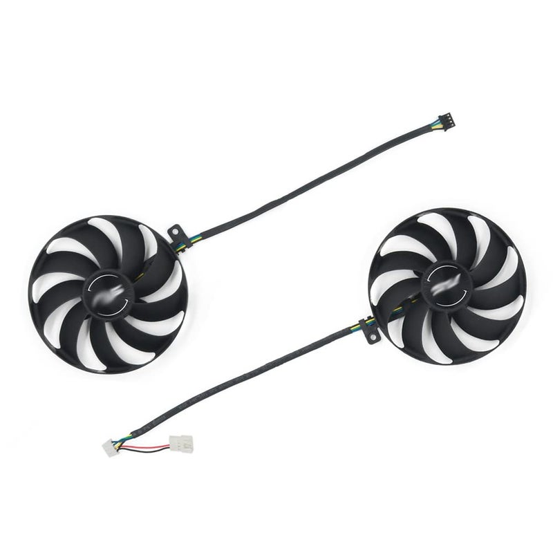 Rakstore FDC10H12S9-C PLD09210S12H Graphics Card Cooling Fan Replacement for ASUS RTX 2060 Super RTX 2070 2070 Super RTX 2080 2080 Super Dual EVO Cooler Fan - Image 1